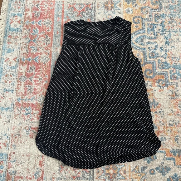 Loft silky dot print sleeveless top - Picture 5 of 5